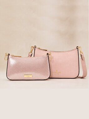 Kate Spade Crossbody Duo Set – Rose Smoke Pink NWT